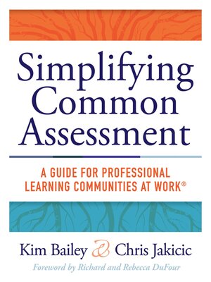 cover image of Simplifying Common Assessment